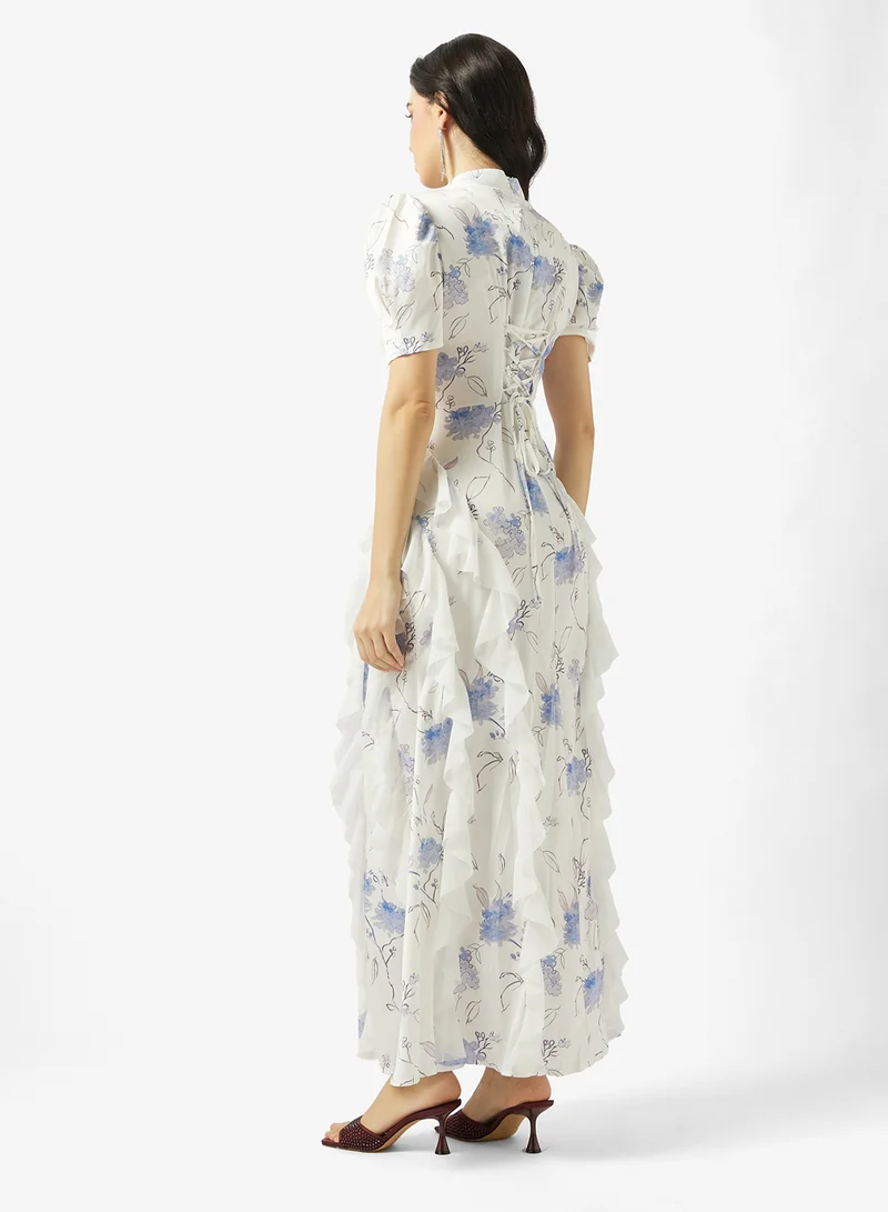 Khizana Floral Print Skirt Set